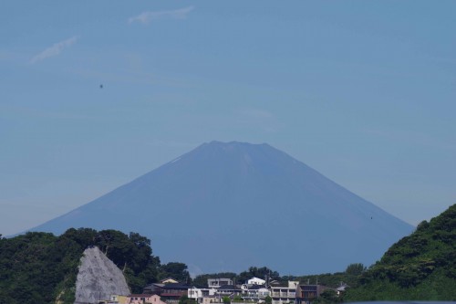 本堂からの富士山